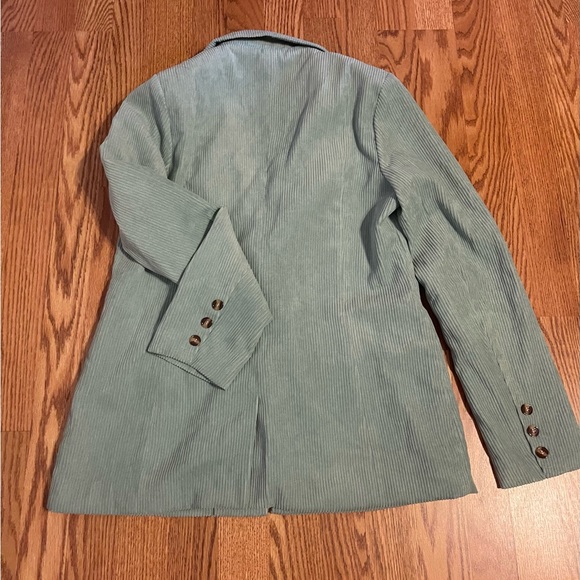 NASTY GAL Suit Up Corduroy Blazer, Size 6 - Picture 5 of 5